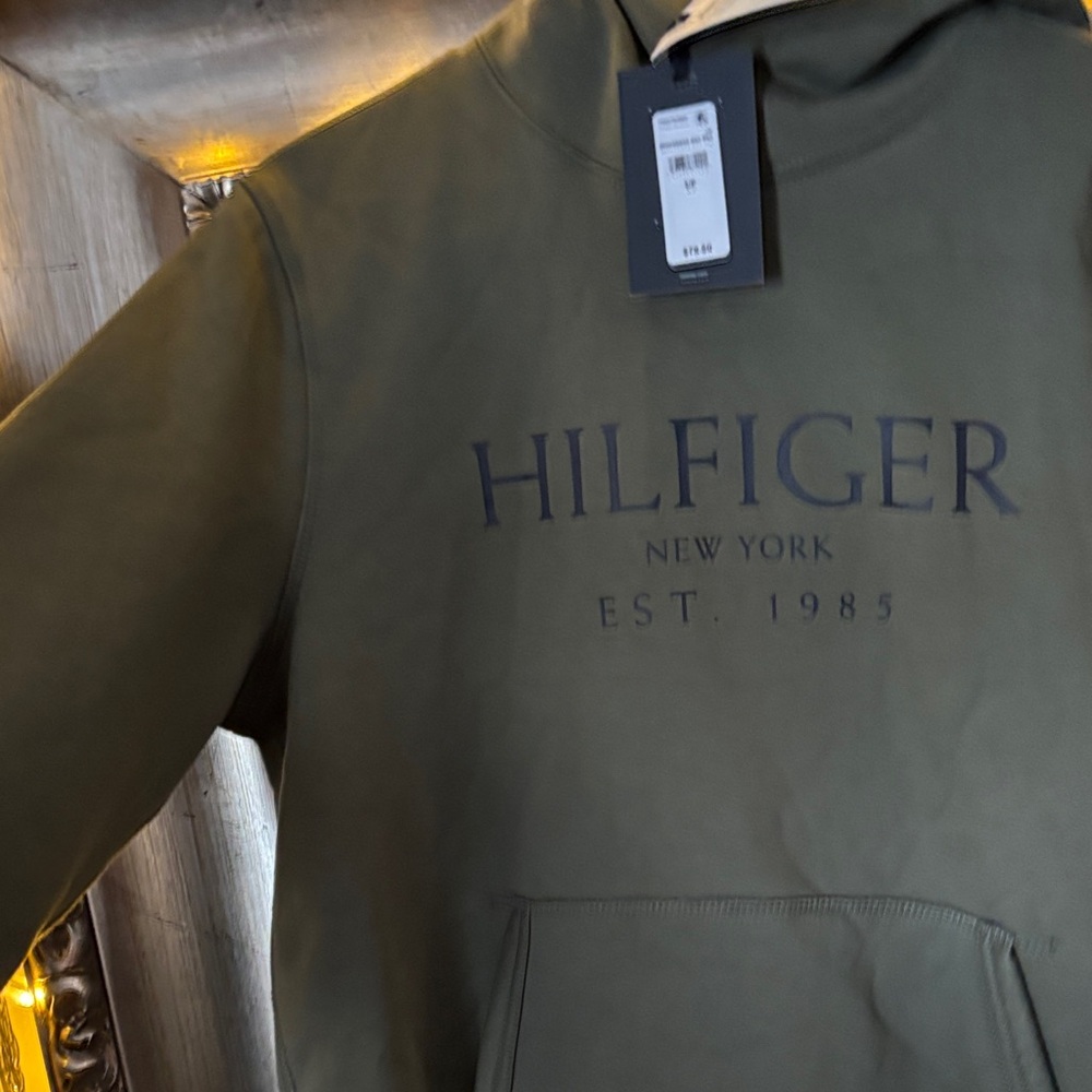 Tommy Hilfiger Olive Green Hoodie - Picture 4 of 5